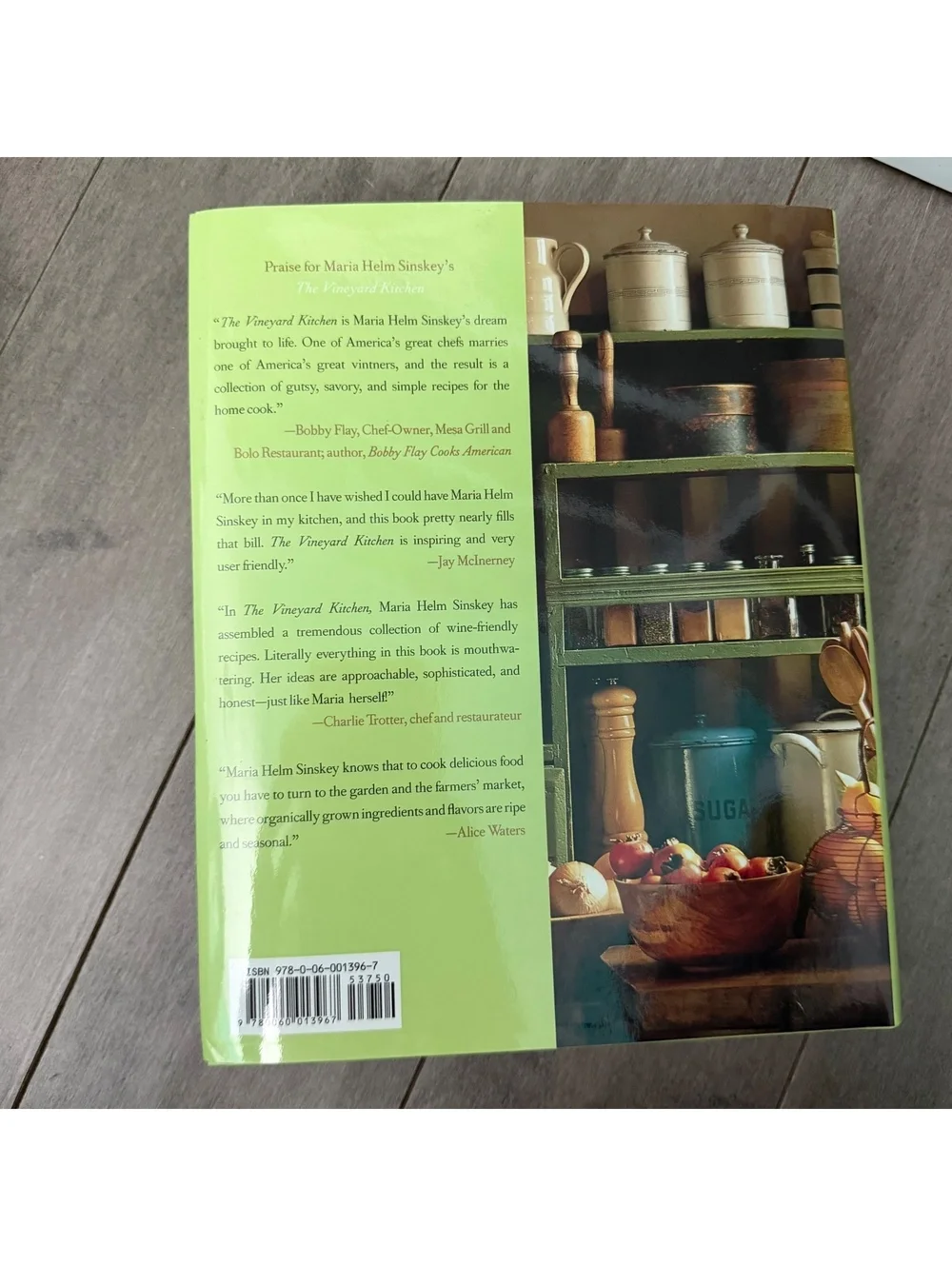 The Vineyard Kitchen by Maria Helm Sinskey - Hardcover Cookbook